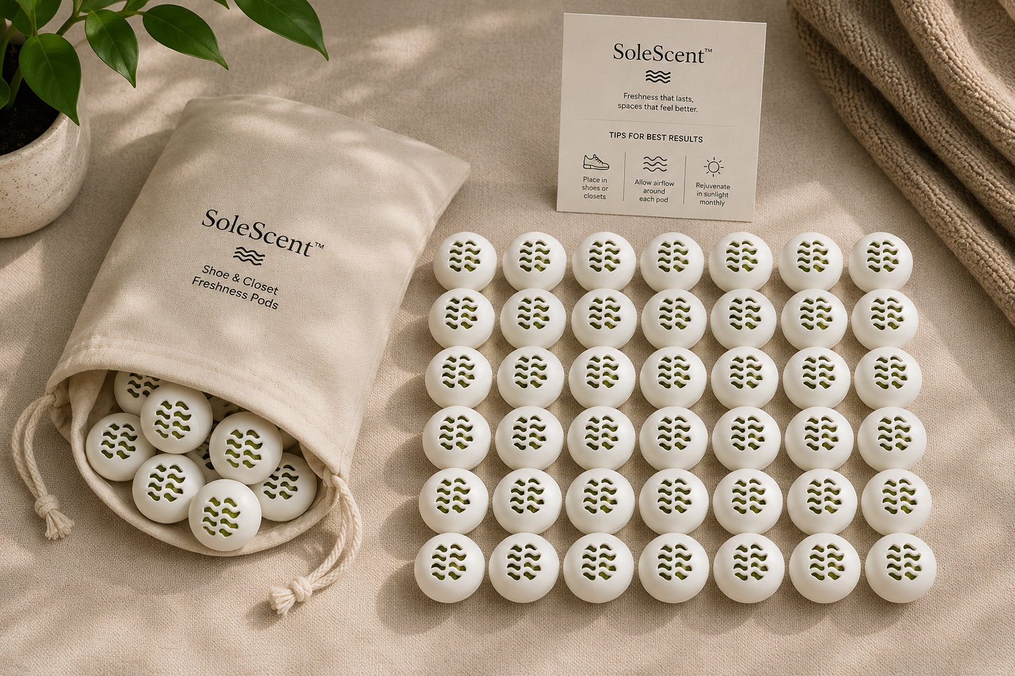 SoleScent™ Shoe & Closet Freshness Pods