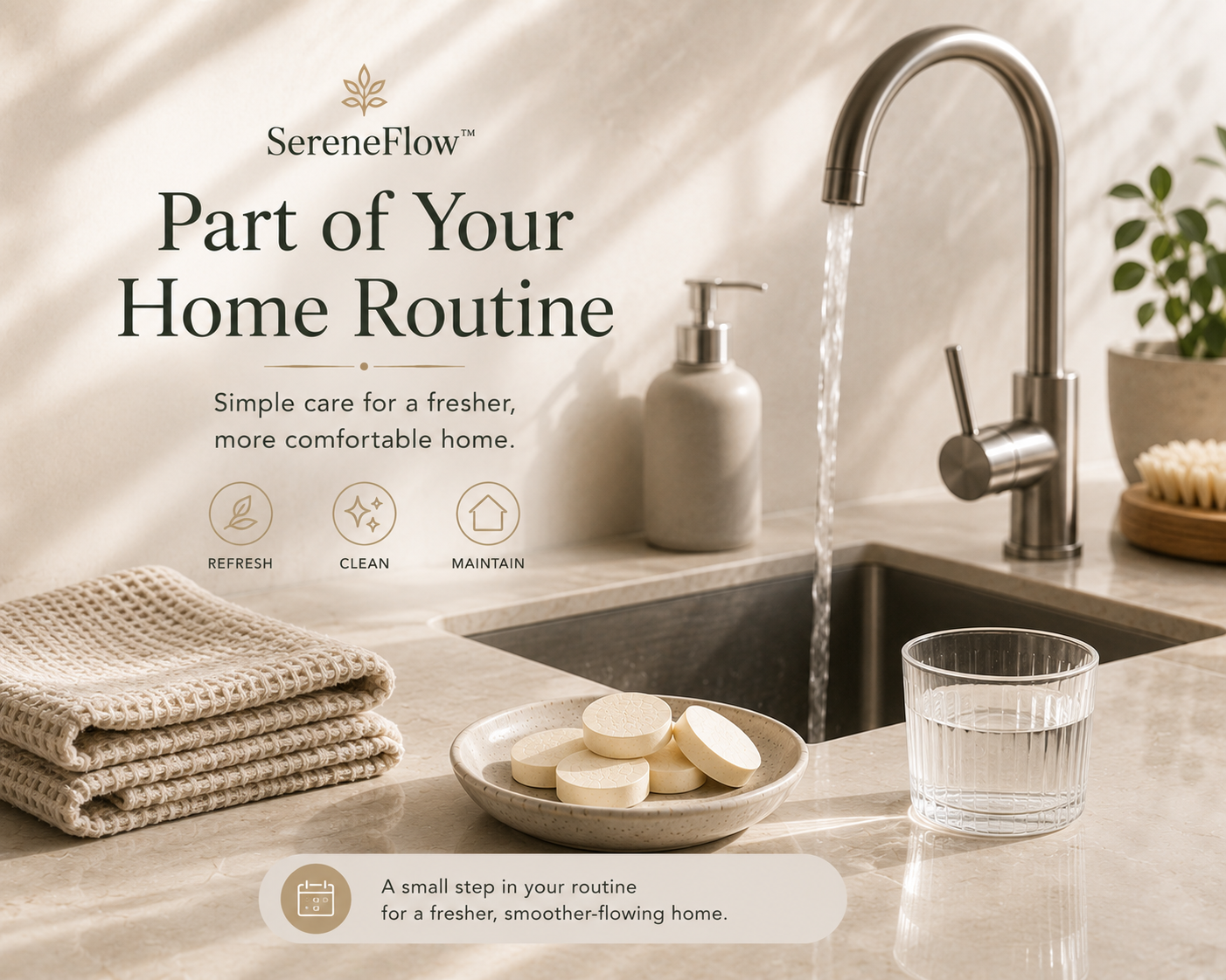 SereneFlow™ Drain Purifying Tablets