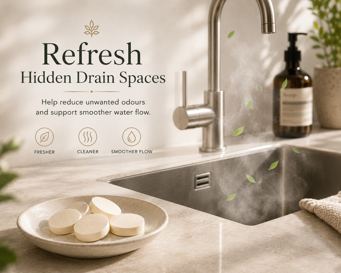 SereneFlow™ Drain Purifying Tablets