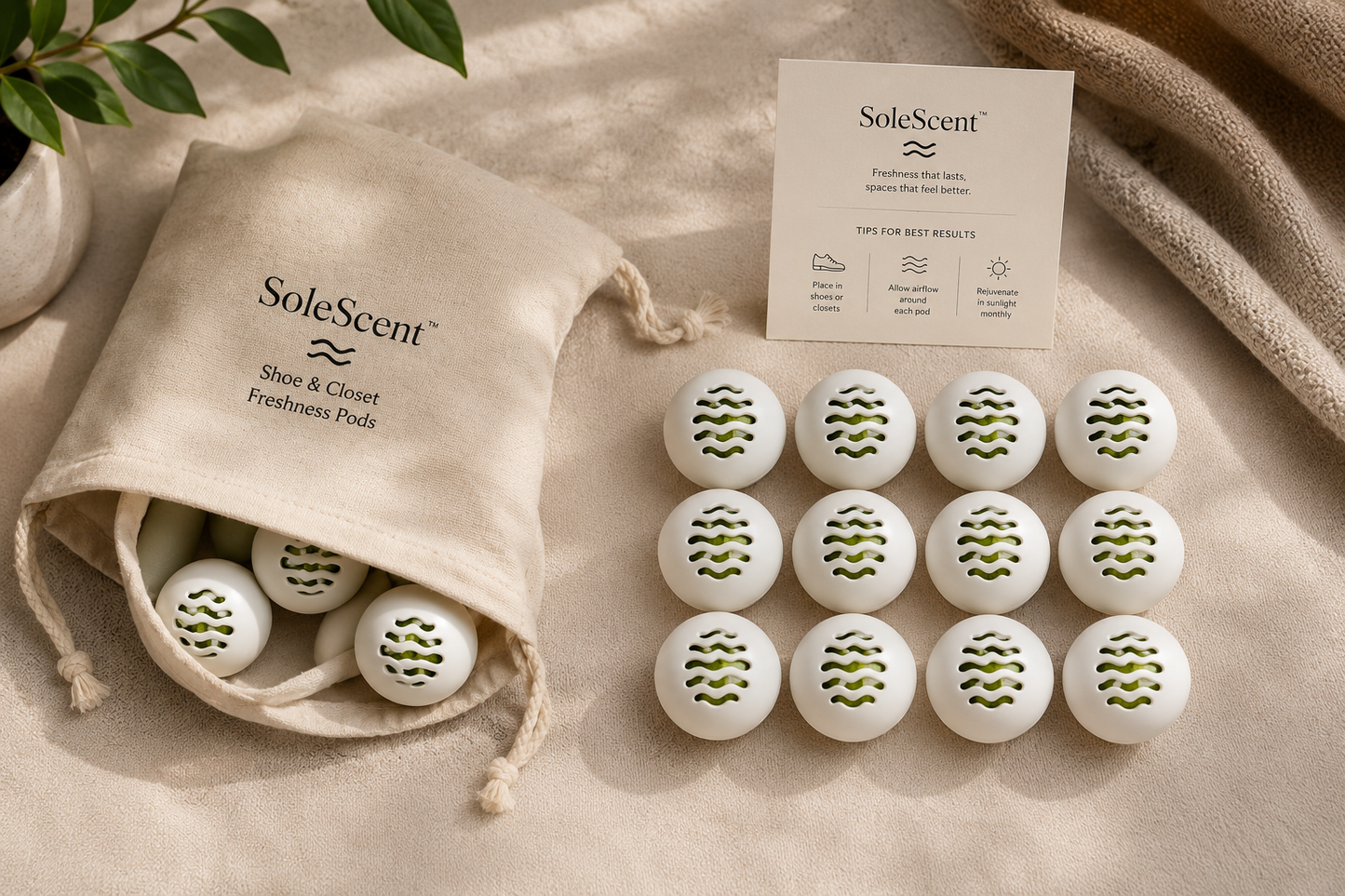 SoleScent™ Shoe & Closet Freshness Pods