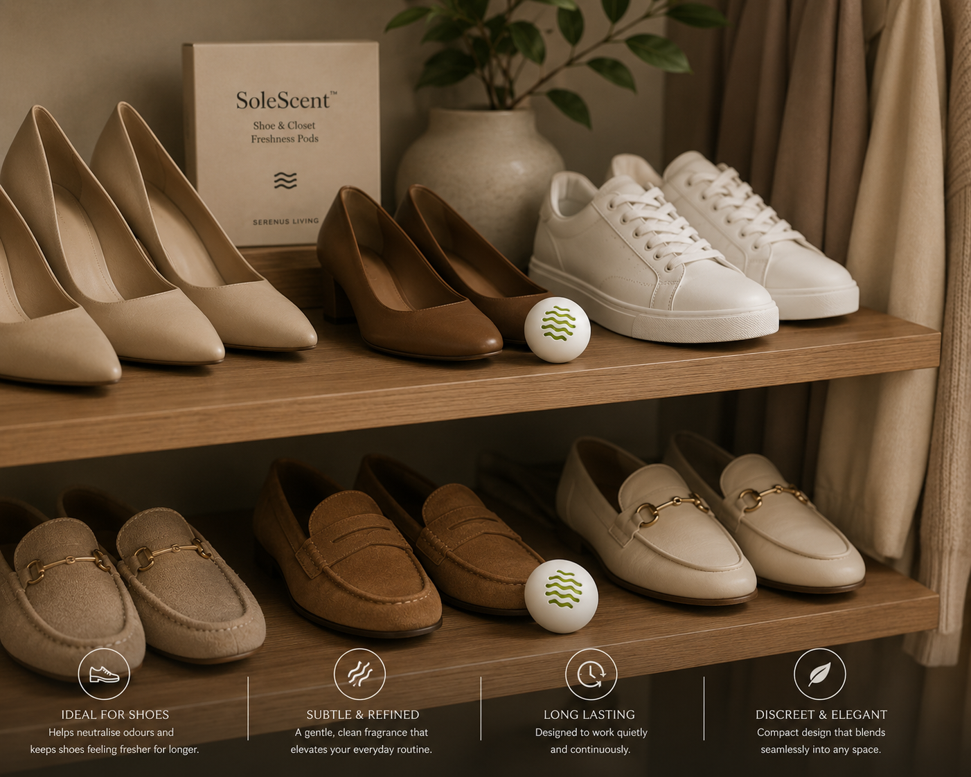 SoleScent™ Shoe & Closet Freshness Pods