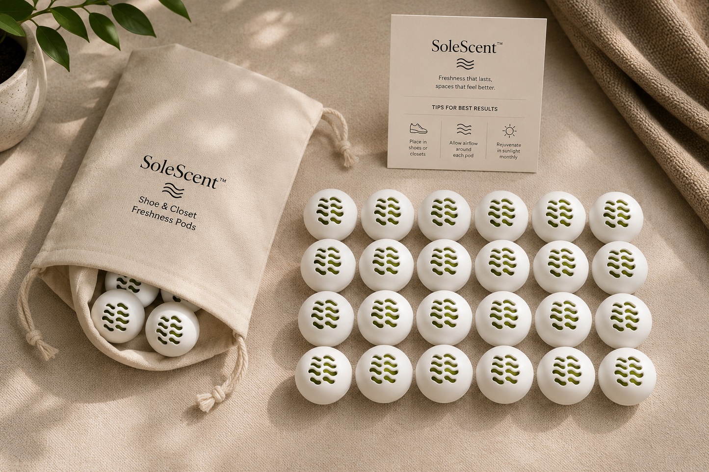 SoleScent™ Shoe & Closet Freshness Pods