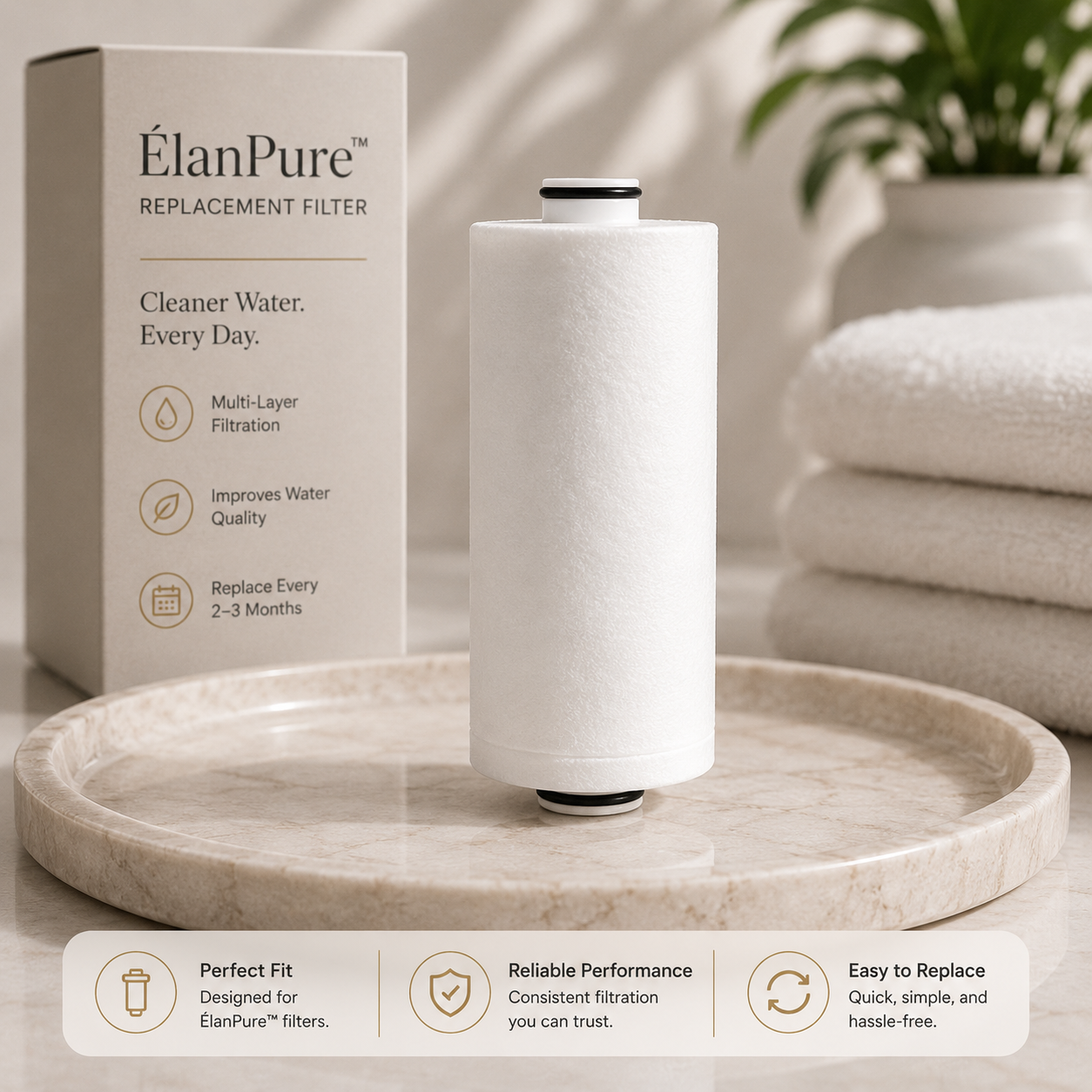 ÉliePure™ Bath & Shower Filter