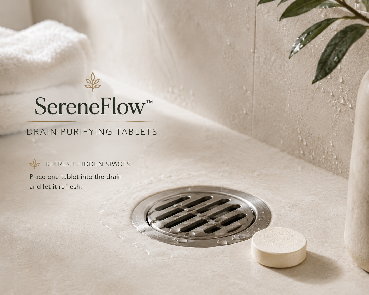 SereneFlow™ Drain Purifying Tablets